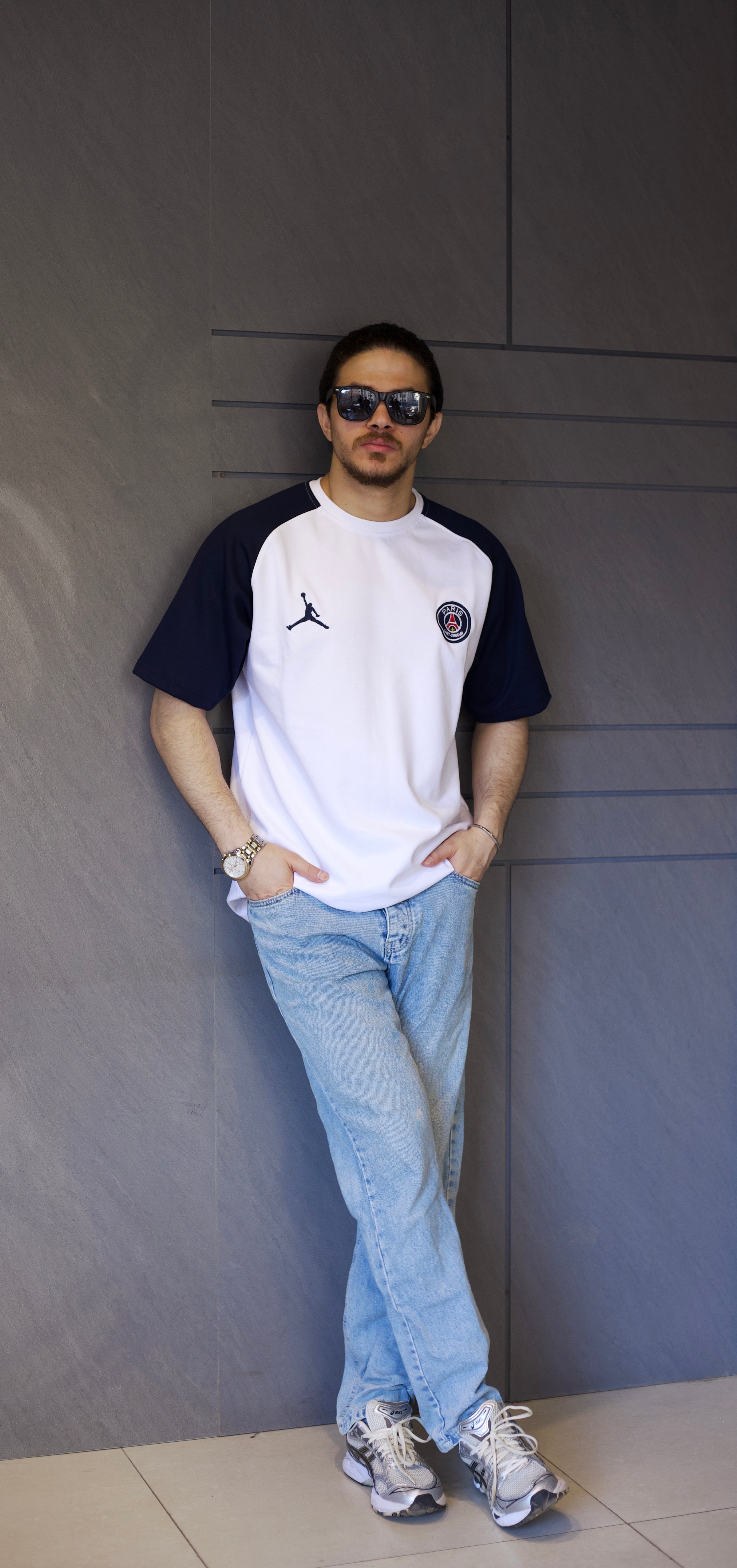 PSG x Jordan Cotton Oversized Tee - White
