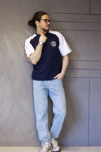 PSG x Jordan Cotton Oversized Tee - Navy