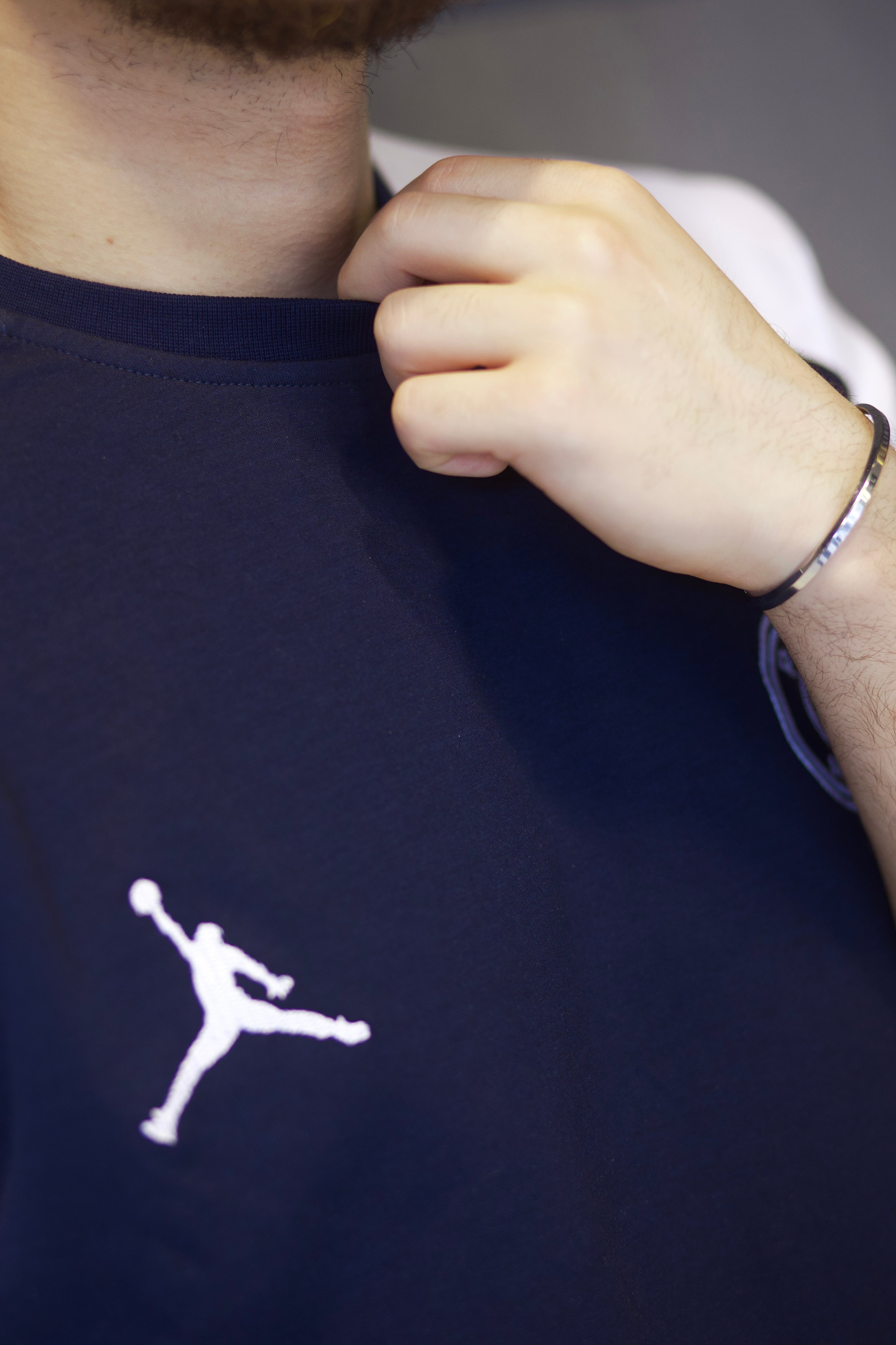 PSG x Jordan Cotton Oversized Tee - Navy