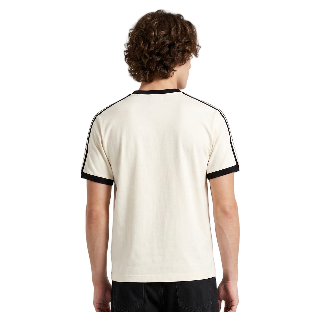 Country Club  Ringer Tee Slim Fit  - Off White