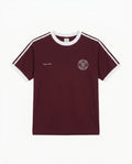 Country Club Ringer Tee Slim Fit - Burgundy